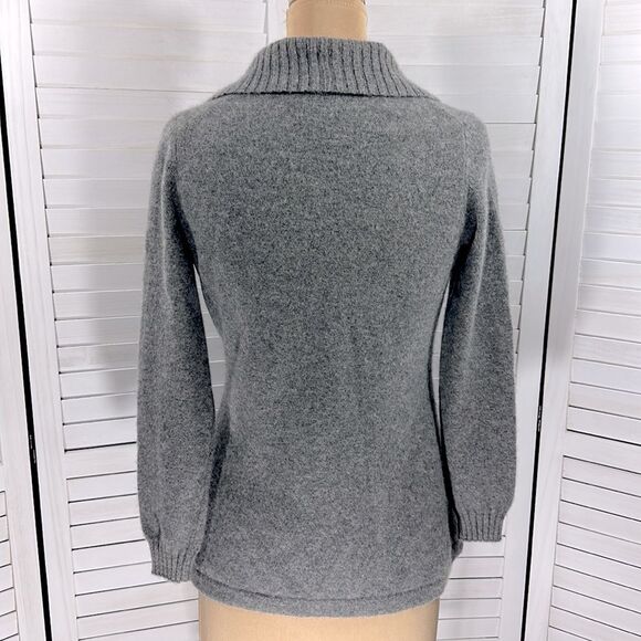 Cynthia Rowley Cashmere Cardigan Small Gray - Picture 4 of 12